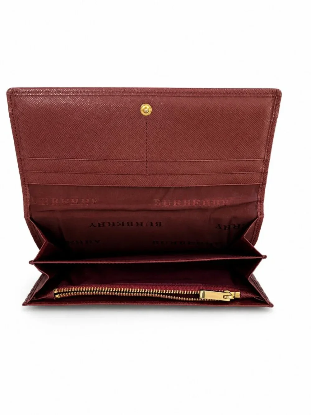 Vintage Burberry Continental Nova Check Trifold Wallet - Picture 6 of 7